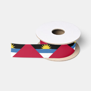 Antigua and Barbuda Flag Satin Ribbon