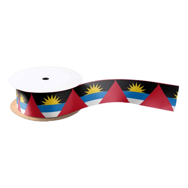 Antigua and Barbuda Flag Satin Ribbon (Spool)