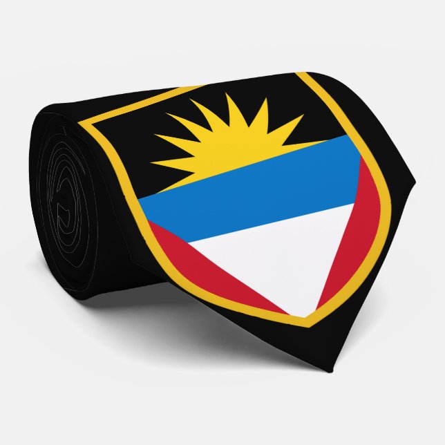 Antigua and Barbuda Flag Tie (Rolled)