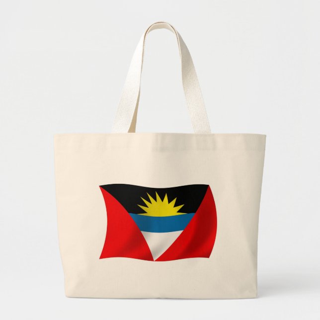 Antigua and Barbuda Flag Tote Bag (Front)