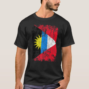 Antigua And Barbuda Flag Vintage Distressed T-Shirt