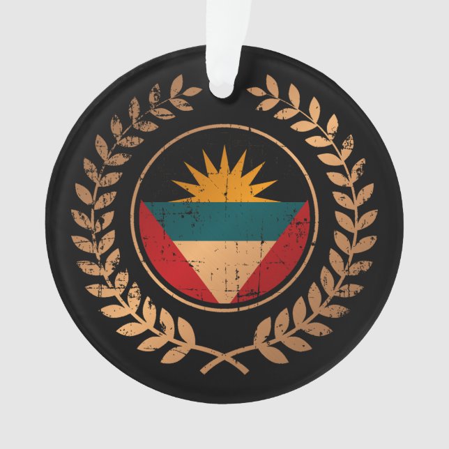 Antigua and Barbuda Ornament (Front)