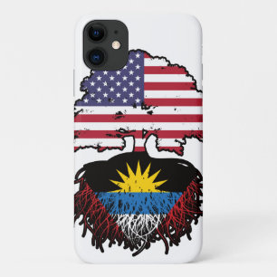 Antigua Antiguan American USA Tree Roots Flag Case-Mate iPhone Case