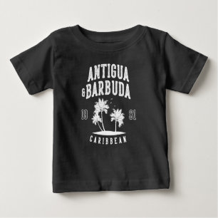 Antigua & Barbuda Caribbean Palm Tree Baby T-Shirt