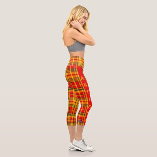 Antigua & Barbuda cultural design Capri Leggings
