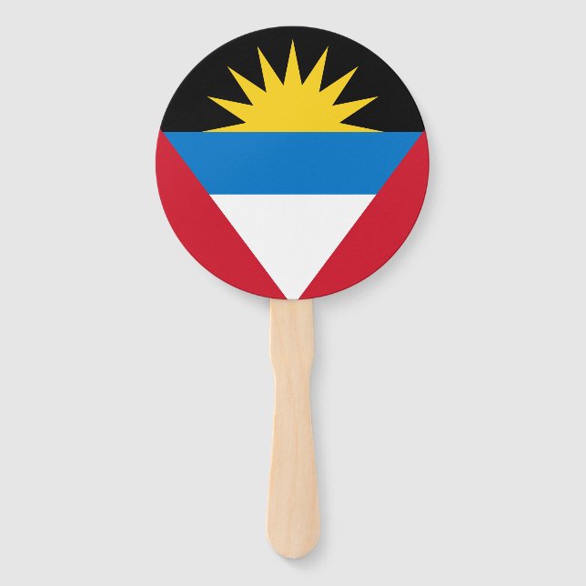 Antigua & Barbuda flag Set of Fans (Back)