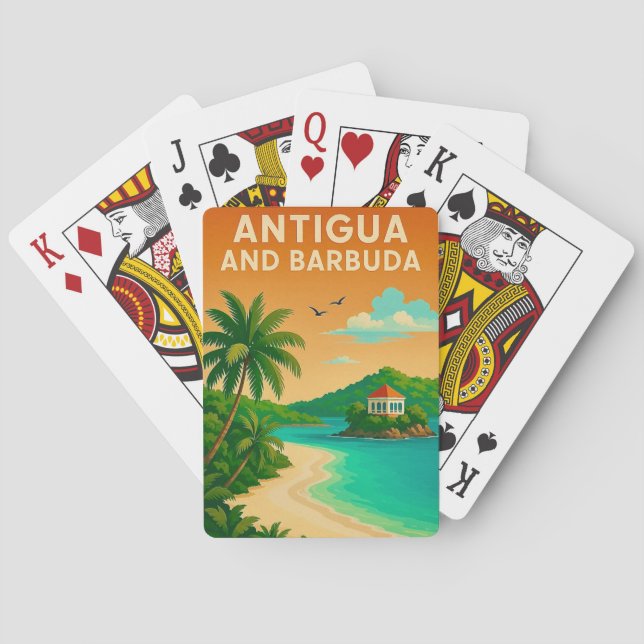 Antigua & Barbuda Playing Cards (Back)