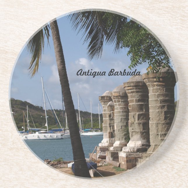 Antigua Barbuda Series--English Harbour Coaster (Front)