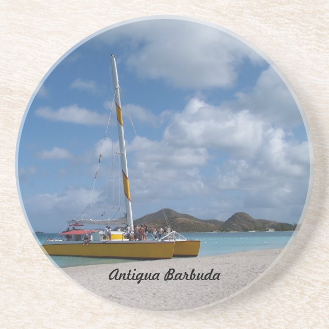 Antigua Barbuda Series--Jolly Beach Coaster (Front)