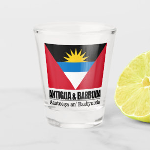 Antigua & Barbuda Shot Glass