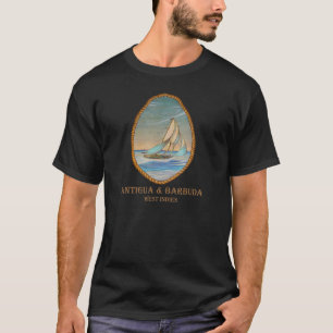 Antigua & Barbuda West Indies Vintage Sailboat Va T-Shirt