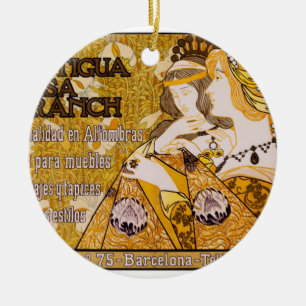 Antigua Casa Franch Ceramic Tree Decoration