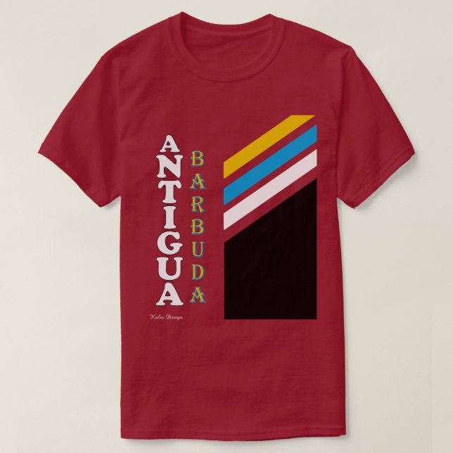 ANTIGUA classic colourful  T-Shirt (Design Front)