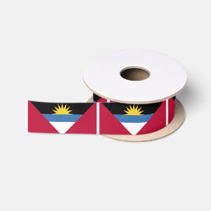 Antigua Flag Satin Ribbon