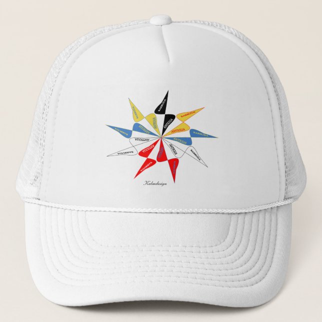 Antigua  trucker hat (Front)