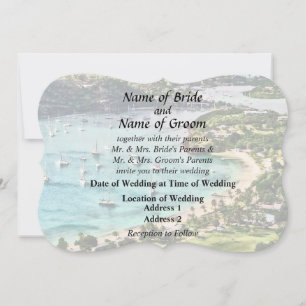 Antigua View Falmouth Harbour Invitation