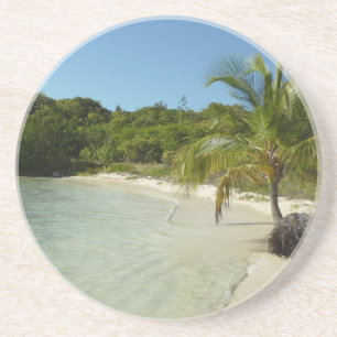 Antiguan Beach Beautiful Tropical Landscape Coaster