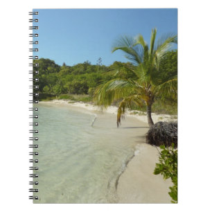 Antiguan Beach Beautiful Tropical Landscape Spiral Notebook