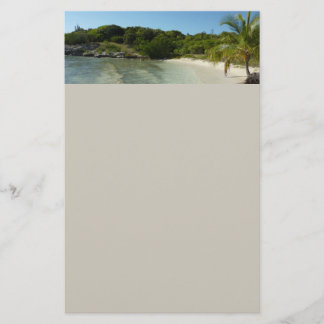 Antiguan Beach Beautiful Tropical Landscape Stationery