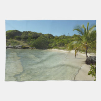 Antiguan Beach Beautiful Tropical Landscape Tea Towel