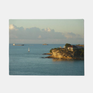 Antiguan Coast Beautiful Island Seascape Doormat