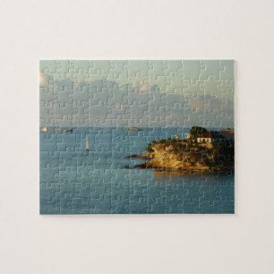 Antiguan Coast Beautiful Island Seascape Jigsaw Puzzle
