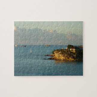 Antiguan Coast Beautiful Island Seascape Jigsaw Puzzle