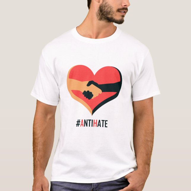 Antihate Men's T-Shirt (Front)