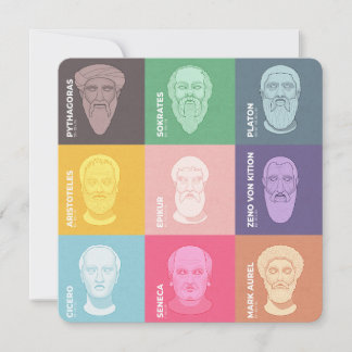 Antike Philosophen Invitation