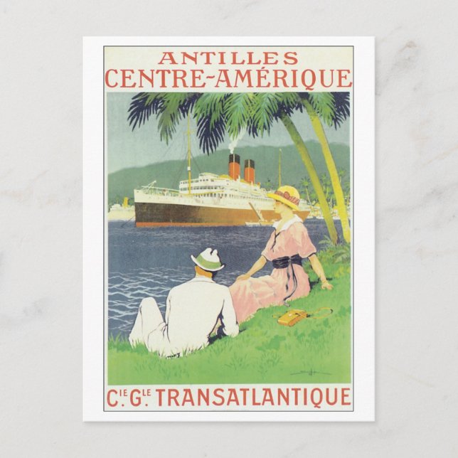 Antilles Centre-Amerique Postcard (Front)