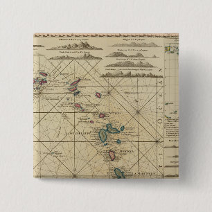 Antilles, Charibbee Islands 15 Cm Square Badge