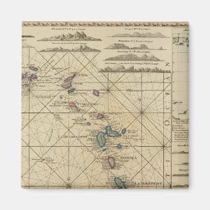 Antilles, Charibbee Islands Magnet