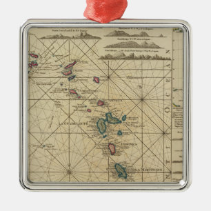 Antilles, Charibbee Islands Metal Tree Decoration