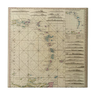 Antilles, Charibbee Islands Tile