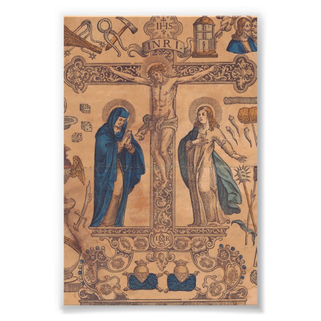 Antimins Eucharist symbol Photo Print (Front)