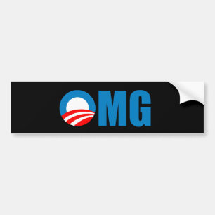 AntiObama OMG Bumper Sticker