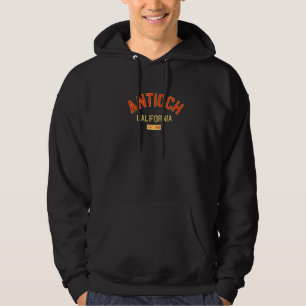 Antioch California 1850 Vintage Ca Retro San Franc Hoodie