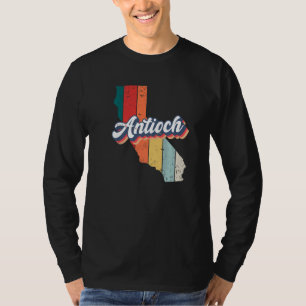 Antioch City Retro Vintage Hometown California T-Shirt
