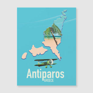 Antiparos Greece travel map