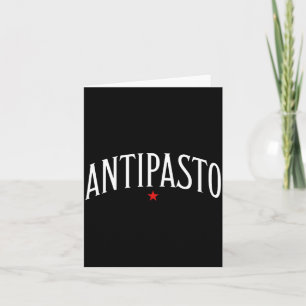 Antipasto, Italian Food Lover Foodie  Card