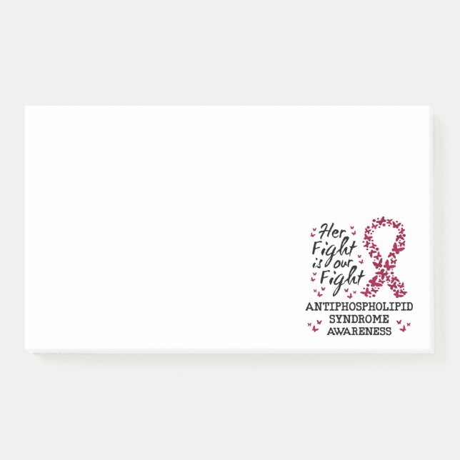 Antiphospholipid syndrome Awareness Post-it Notes (Front)