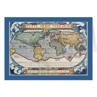 Antique 16th Century World Map