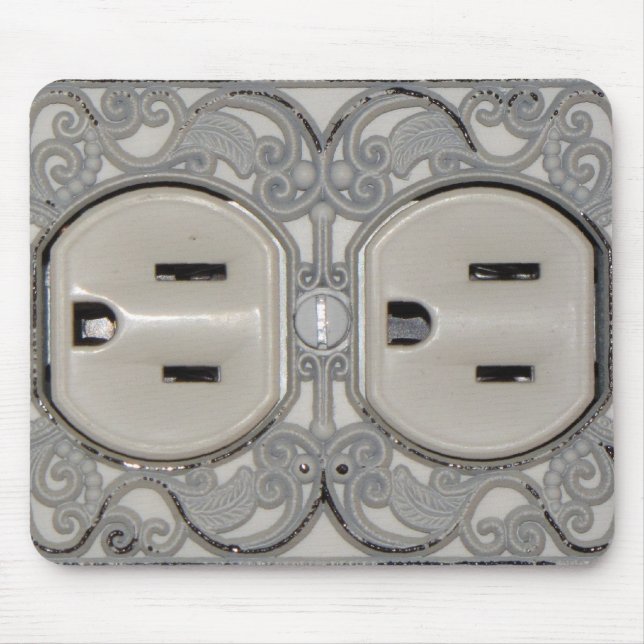 Antique A/C Outlet Mouse Pad (Front)