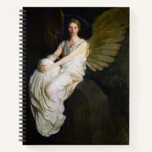 Antique Abbott Handerson Thayer Angel Painting Notebook