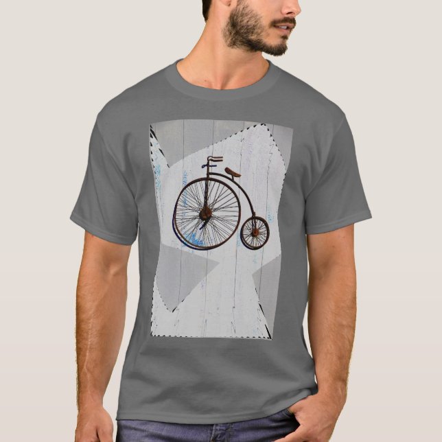 Antique Abstract Bike T-Shirt (Front)