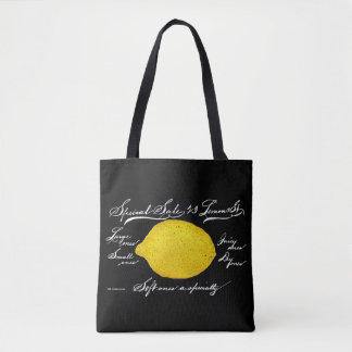 Antique Advertisment Lemons Tote Bag
