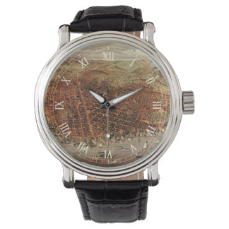 Antique Aerial Map, San Francisco City, California Watch