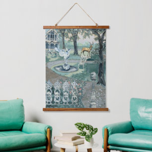 Antique American Design Victorian Estate Hanging Tapestry