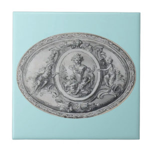 Antique Angels and Gods Greek Roman Art Tile