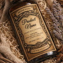 Antique apothecary labels for potion bottles
